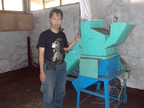 mesin cacah kompos granul