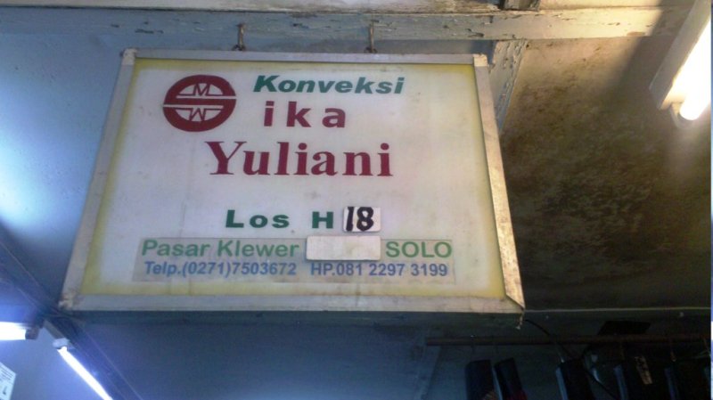 Grosir batik pasar klewer solo