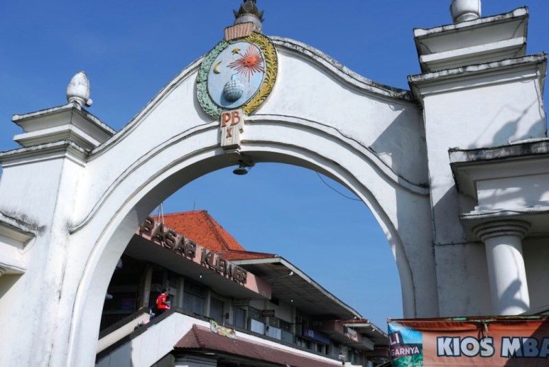 Suasana Pasar Klewer Batik Solo