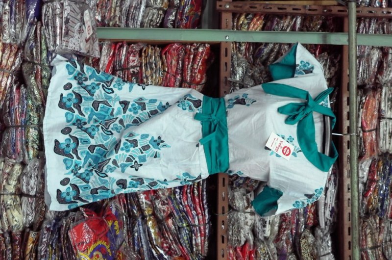 Suasana Pasar Klewer Batik Solo