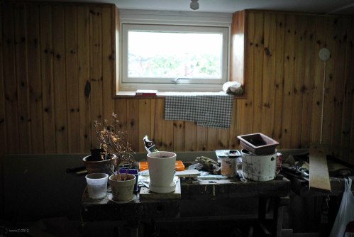 Salah satu sudut ruang bawah tanah