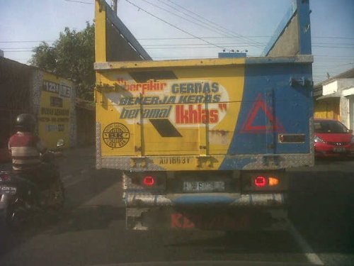 bak truk  kata lucu