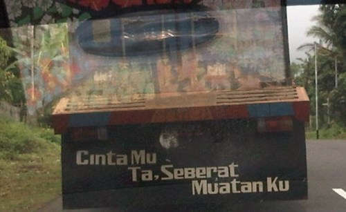bak truk  kata lucu