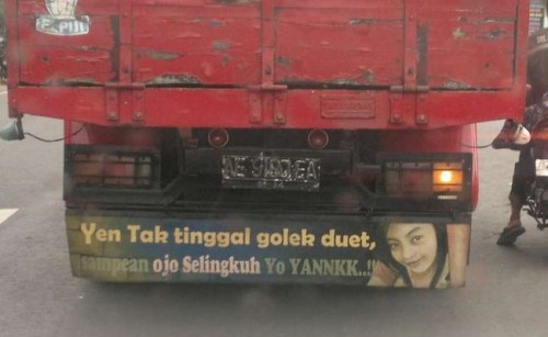 bak truk  kata lucu