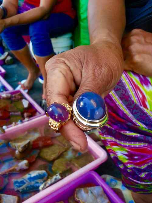 batu akik lavender unggu