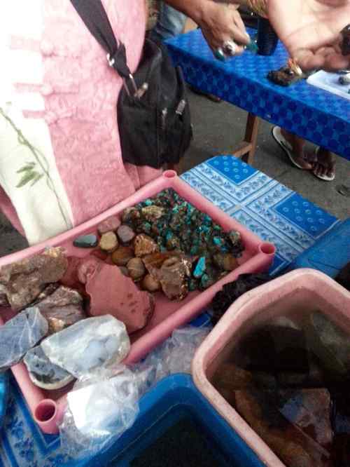 dagangan batu akik pasar tobelo