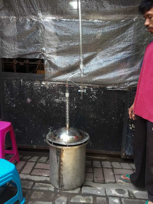 Distilator bioetanol etanol laboratorium