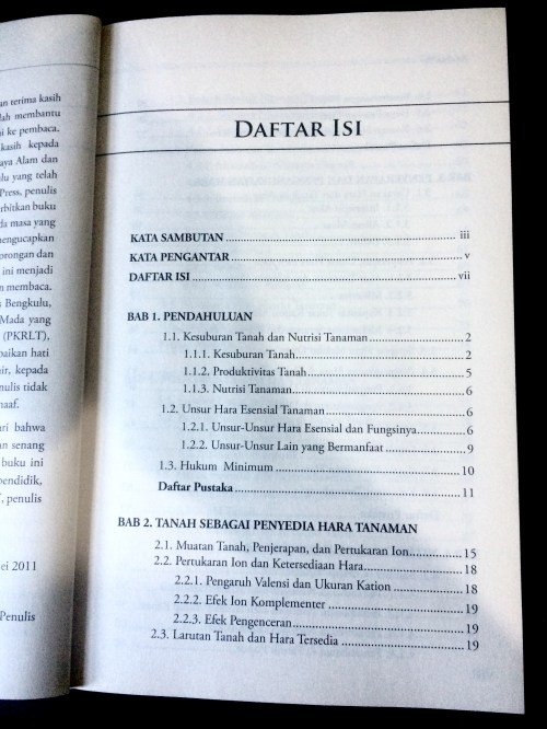 Kesuburan Tanah Nutrisi Tanaman