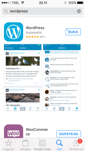 Wordpress Mobile di HP Smartphone