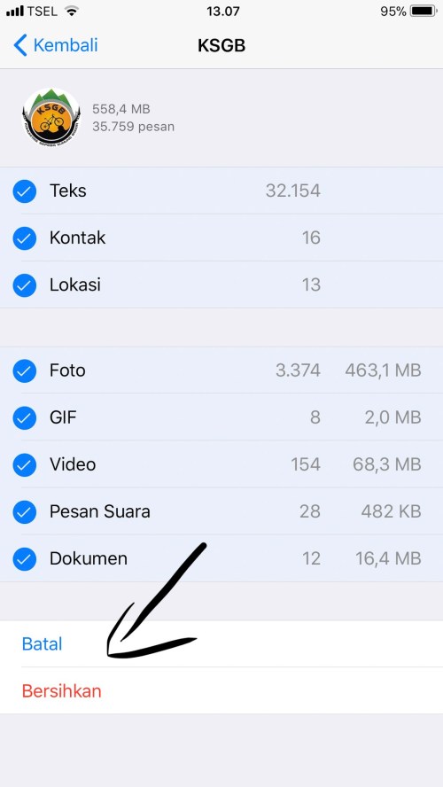 Tips Whatsapp tidak Lemot