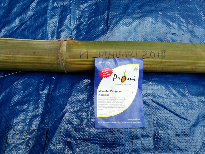Kompos jerami promi